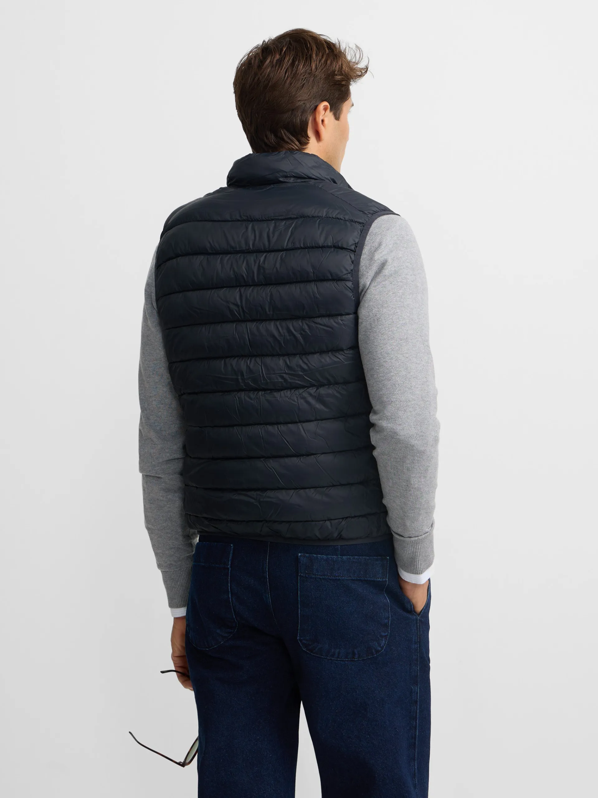 Silbon Smart Casual·Abrigos Y Cazadoras-Chaleco ultralight gris oscuro Gris oscuro