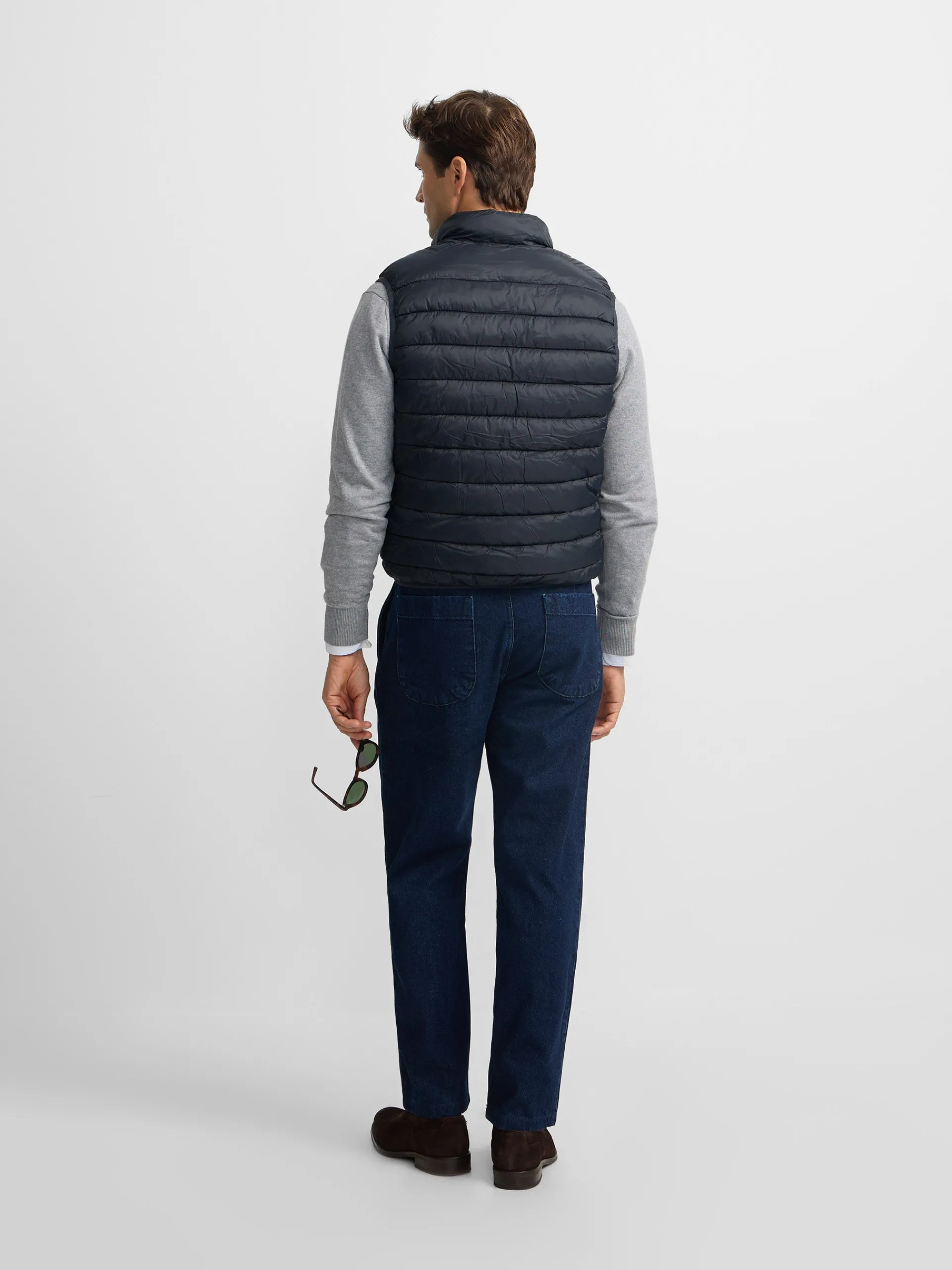 Silbon Smart Casual·Abrigos Y Cazadoras-Chaleco ultralight gris oscuro Gris oscuro