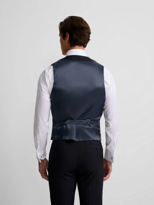 Silbon Formal Y Etiqueta·Chalecos|Formal Y Etiqueta·Chaqués Y Esmoquin-Chaleco vestir stretch cuello redondo azul marino Azul marino