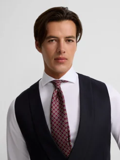 Silbon Formal Y Etiqueta·Chalecos|Formal Y Etiqueta·Chaqués Y Esmoquin-Chaleco vestir stretch cuello redondo azul marino Azul marino