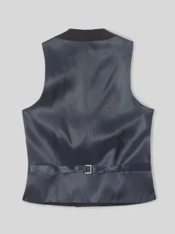 Silbon Formal Y Etiqueta·Chalecos|Formal Y Etiqueta·Chaqués Y Esmoquin-Chaleco vestir stretch cuello redondo azul marino Azul marino