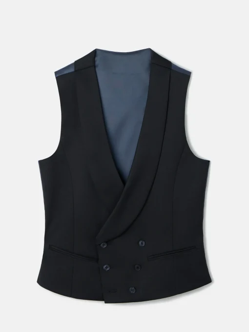 Silbon Formal Y Etiqueta·Chalecos-Chaleco vestir stretch cuello redondo Negro