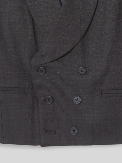 Silbon Formal Y Etiqueta·Chalecos|Formal Y Etiqueta·Chaqués Y Esmoquin-Chaleco vestir stretch cuello redondo Gris