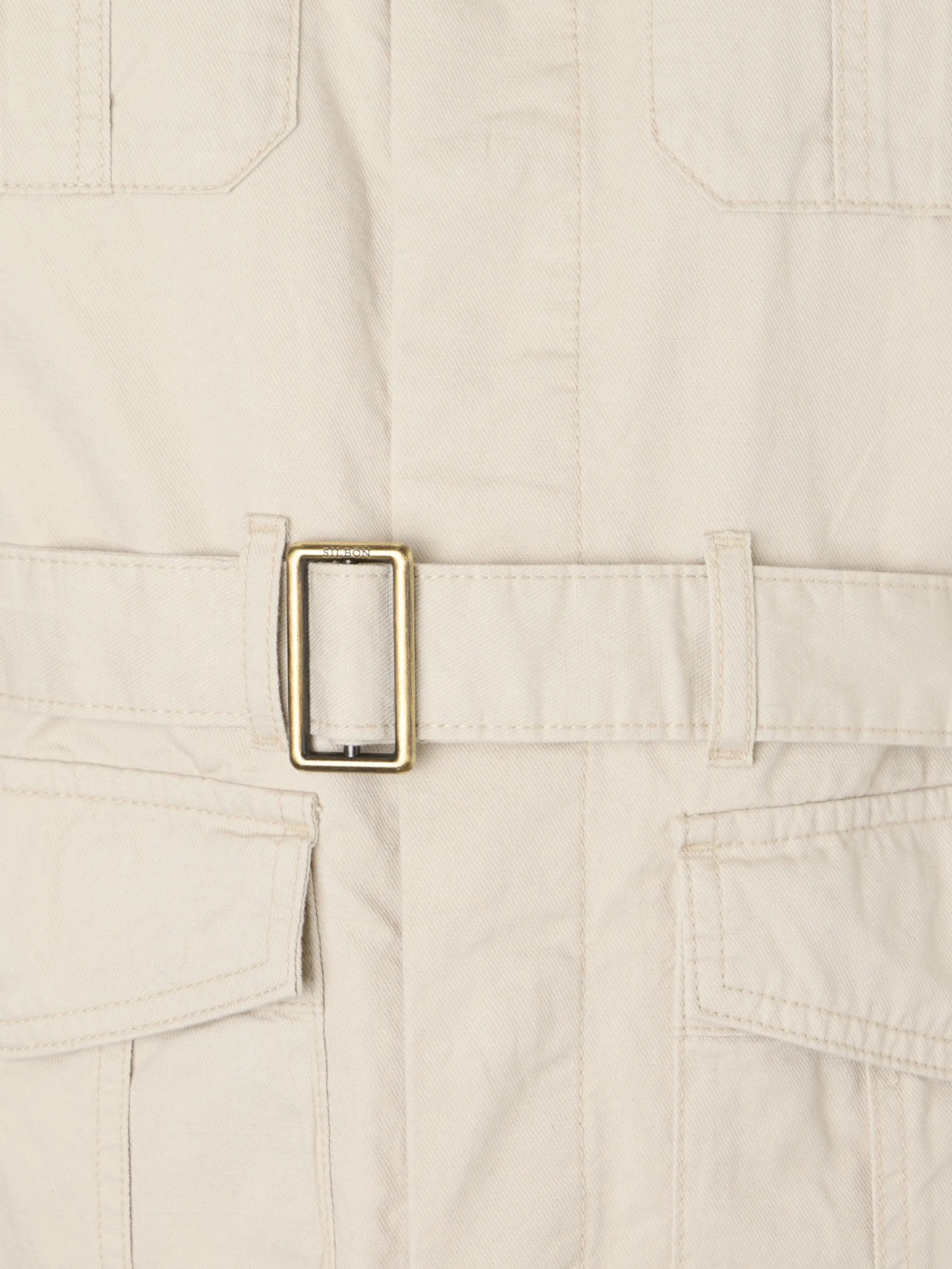Silbon Smart Casual·Abrigos Y Cazadoras-Chaqueta cinturon Beige