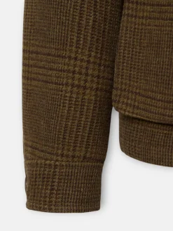 Silbon Smart Casual·Abrigos Y Cazadoras-Chaqueta principe de gales bolsillos Marron