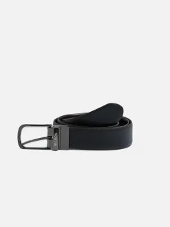 Silbon Pequeña Marroquinería·Cinturones, Tirantes Y Gemelos-Cinturon reversible clasico Negro