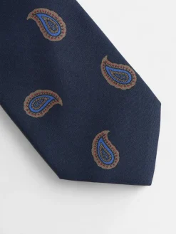 Silbon Accesorios·Corbatas, Pajaritas Y Pañuelos-Corbata amebas azul marino Azul marino