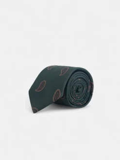 Silbon Accesorios·Corbatas, Pajaritas Y Pañuelos-Corbata amebas Verde
