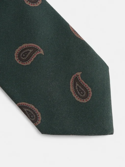 Silbon Accesorios·Corbatas, Pajaritas Y Pañuelos-Corbata amebas Verde