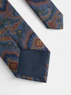 Silbon Accesorios·Corbatas, Pajaritas Y Pañuelos-Corbata estampado acanto Verde