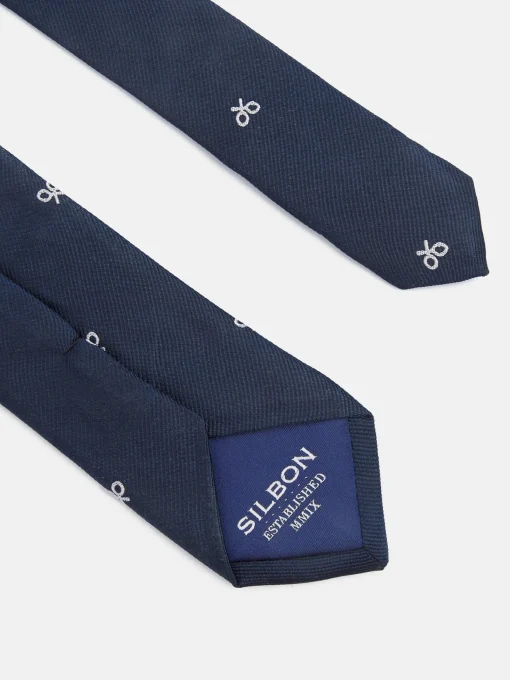 Silbon Corbatas Y Pajaritas-Corbata kids raquetas blancas Sin color