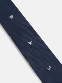 Silbon Corbatas Y Pajaritas-Corbata kids raquetas blancas Sin color