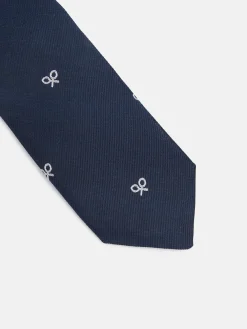 Silbon Corbatas Y Pajaritas-Corbata kids raquetas blancas Sin color