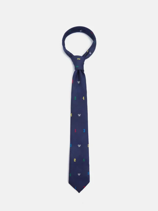 Silbon Corbatas Y Pajaritas-Corbata kids raquetas y numeros Sin color