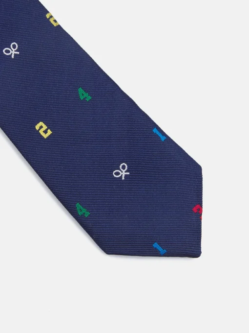 Silbon Corbatas Y Pajaritas-Corbata kids raquetas y numeros Sin color