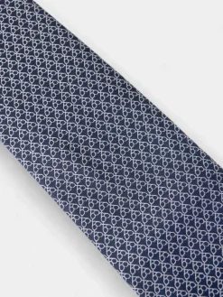 Silbon Accesorios·Corbatas, Pajaritas Y Pañuelos-Corbata motivo multiraquetas azul marino Azul marino