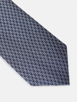 Silbon Accesorios·Corbatas, Pajaritas Y Pañuelos-Corbata motivo multiraquetas azul marino Azul marino