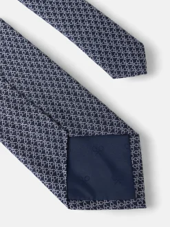 Silbon Accesorios·Corbatas, Pajaritas Y Pañuelos-Corbata motivo multiraquetas azul marino Azul marino