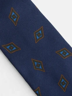 Silbon Accesorios·Corbatas, Pajaritas Y Pañuelos-Corbata motivo rombo azul marino Azul marino