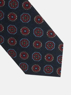 Silbon Accesorios·Corbatas, Pajaritas Y Pañuelos-Corbata motivos ingleses azul marino Azul marino