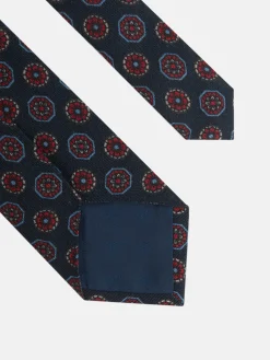 Silbon Accesorios·Corbatas, Pajaritas Y Pañuelos-Corbata motivos ingleses azul marino Azul marino