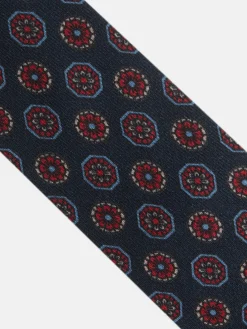 Silbon Accesorios·Corbatas, Pajaritas Y Pañuelos-Corbata motivos ingleses azul marino Azul marino