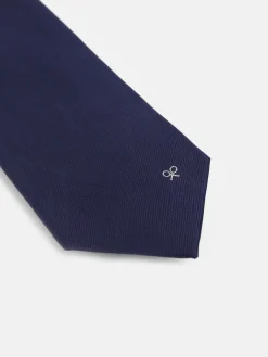 Silbon Accesorios·Corbatas, Pajaritas Y Pañuelos-Corbata lisa azul marino Azul marino