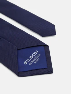Silbon Accesorios·Corbatas, Pajaritas Y Pañuelos-Corbata lisa azul marino Azul marino