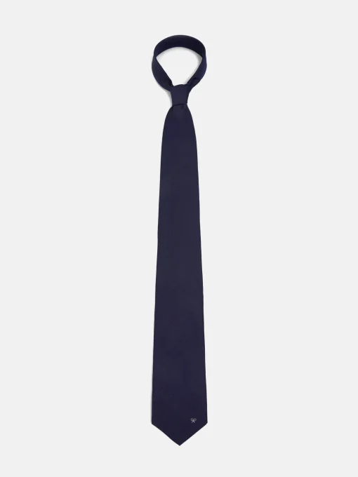 Silbon Accesorios·Corbatas, Pajaritas Y Pañuelos-Corbata lisa azul marino Azul marino