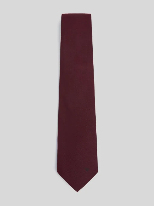 Silbon Accesorios·Corbatas, Pajaritas Y Pañuelos-Corbata lisa Burdeos