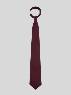 Silbon Accesorios·Corbatas, Pajaritas Y Pañuelos-Corbata lisa Burdeos