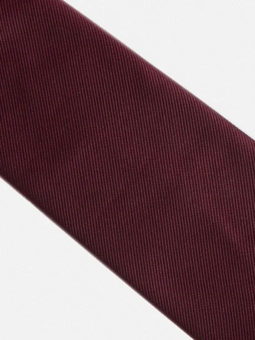 Silbon Accesorios·Corbatas, Pajaritas Y Pañuelos-Corbata lisa Burdeos