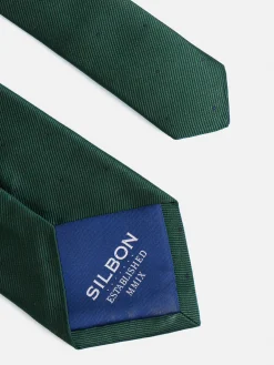 Silbon Accesorios·Corbatas, Pajaritas Y Pañuelos-Corbata mini puntos Verde
