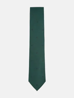Silbon Accesorios·Corbatas, Pajaritas Y Pañuelos-Corbata motivos raquetas Verde