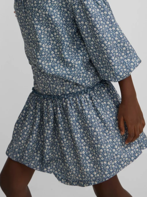 Silbon Vestidos Y Faldas-Falda girl estampado flores azul claro Azul claro