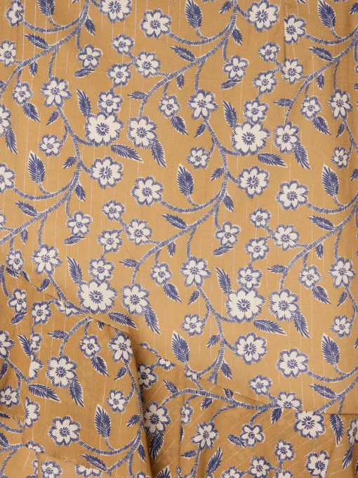 Silbon Vestidos, Monos Y Faldas-Falda mini estampado flores Camel