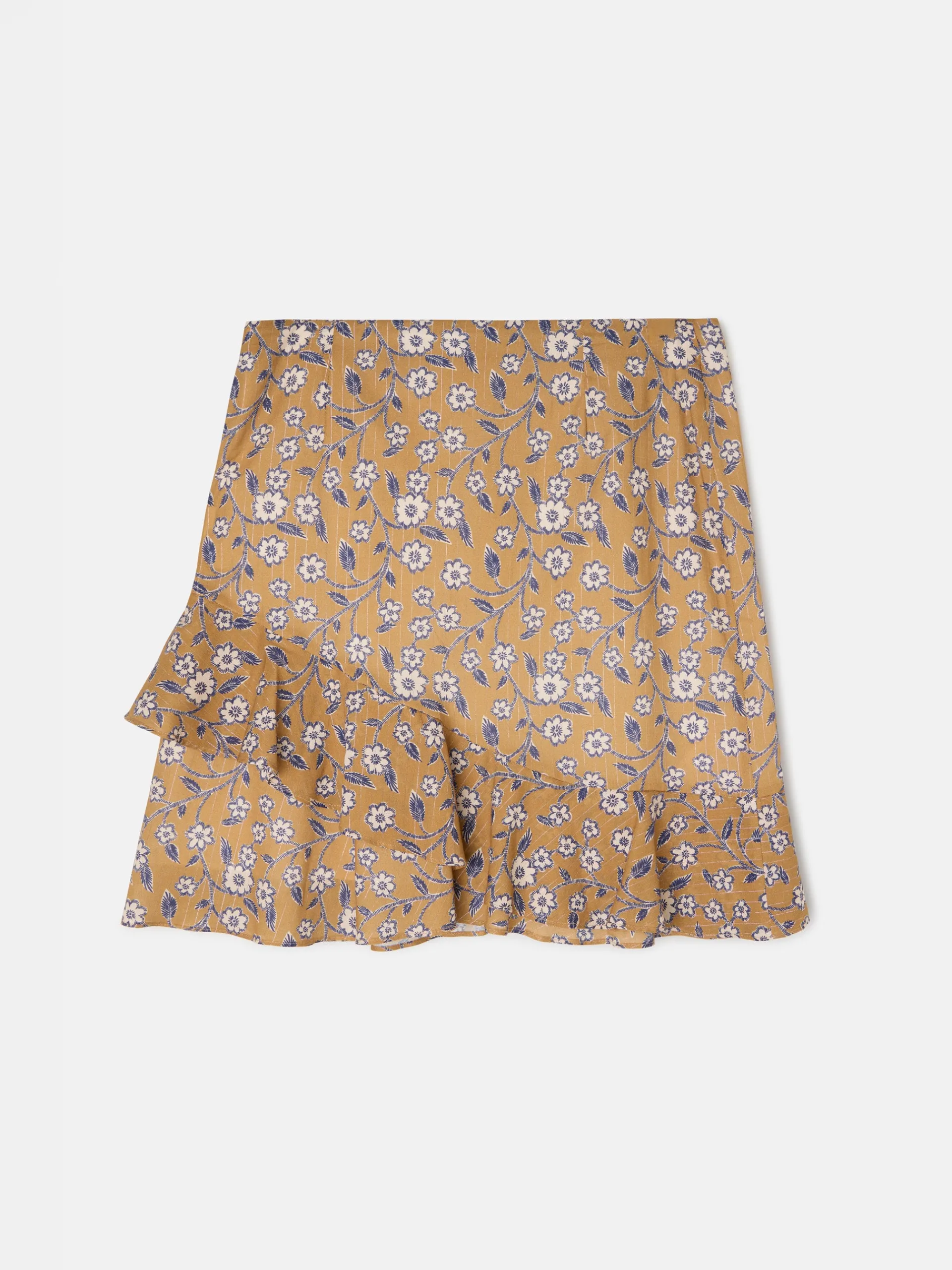 Silbon Vestidos, Monos Y Faldas-Falda mini estampado flores Camel