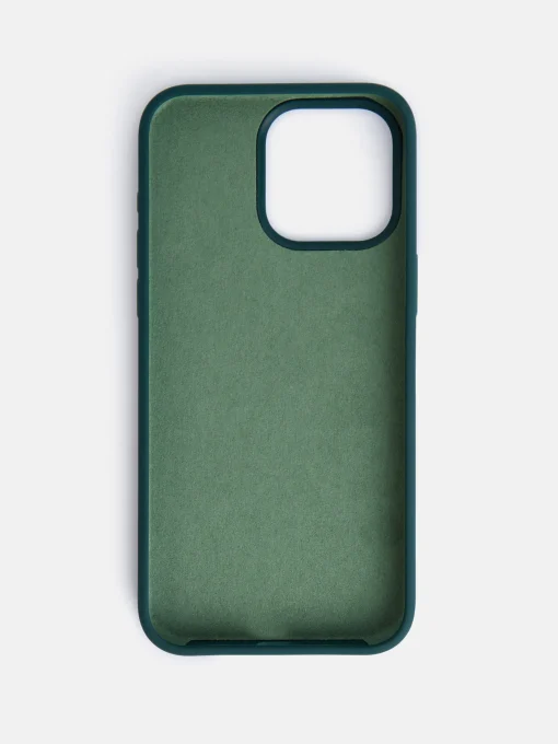 Silbon Fundas De Iphone|Pequeña Marroquinería·Fundas Iphone-Funda IPHONE 15 PRO MAX verde oscuro Verde oscuro