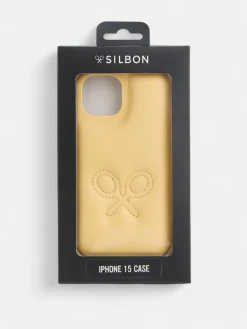 Silbon Fundas De Iphone-Funda movil raqueta amarilla Amarillo