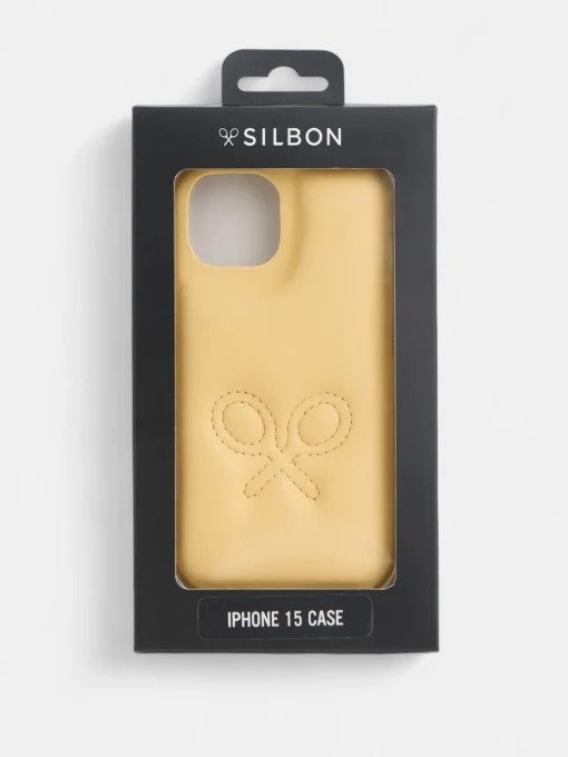 Silbon Fundas De Iphone-Funda movil raqueta amarilla Amarillo