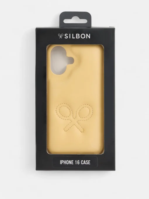 Silbon Fundas De Iphone-Funda movil raqueta amarilla Amarillo