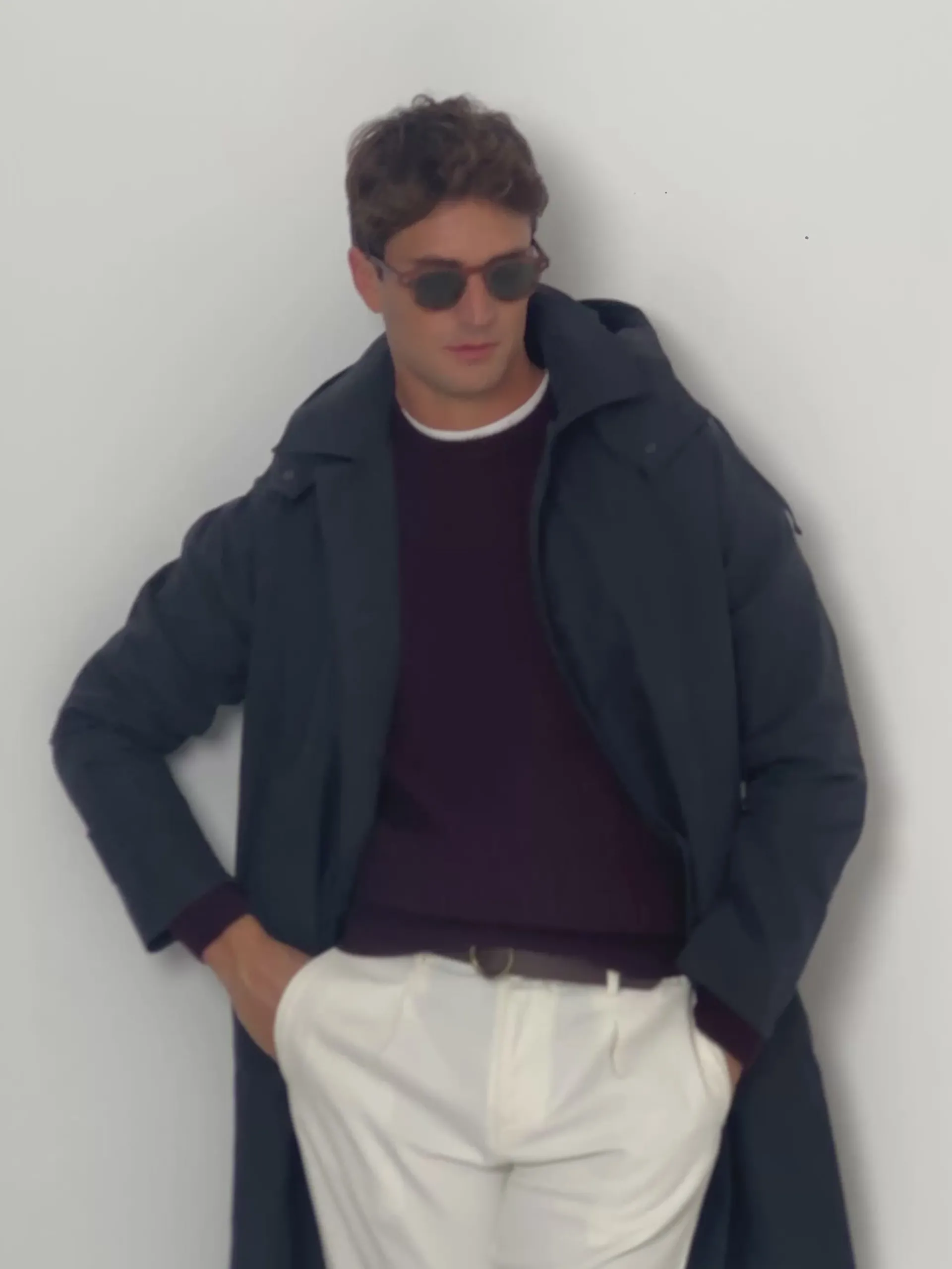Silbon Smart Casual·Abrigos Y Cazadoras-Gabardina azul marino Azul marino