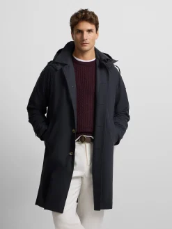 Silbon Smart Casual·Abrigos Y Cazadoras-Gabardina azul marino Azul marino