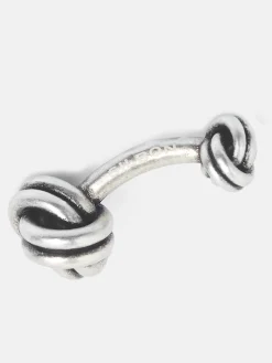 Silbon Pequeña Marroquinería·Cinturones, Tirantes Y Gemelos-Gemelo nudo plata envejecida Multicolor