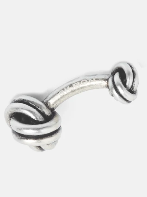 Silbon Pequeña Marroquinería·Cinturones, Tirantes Y Gemelos-Gemelo nudo plata envejecida Multicolor