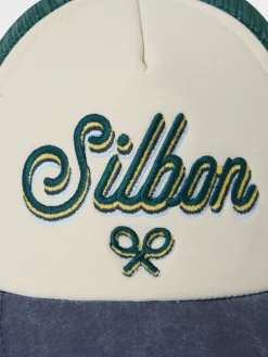 Silbon Gorras Y Gorros-Gorra kids trucker logo bicolor azul marino Azul marino
