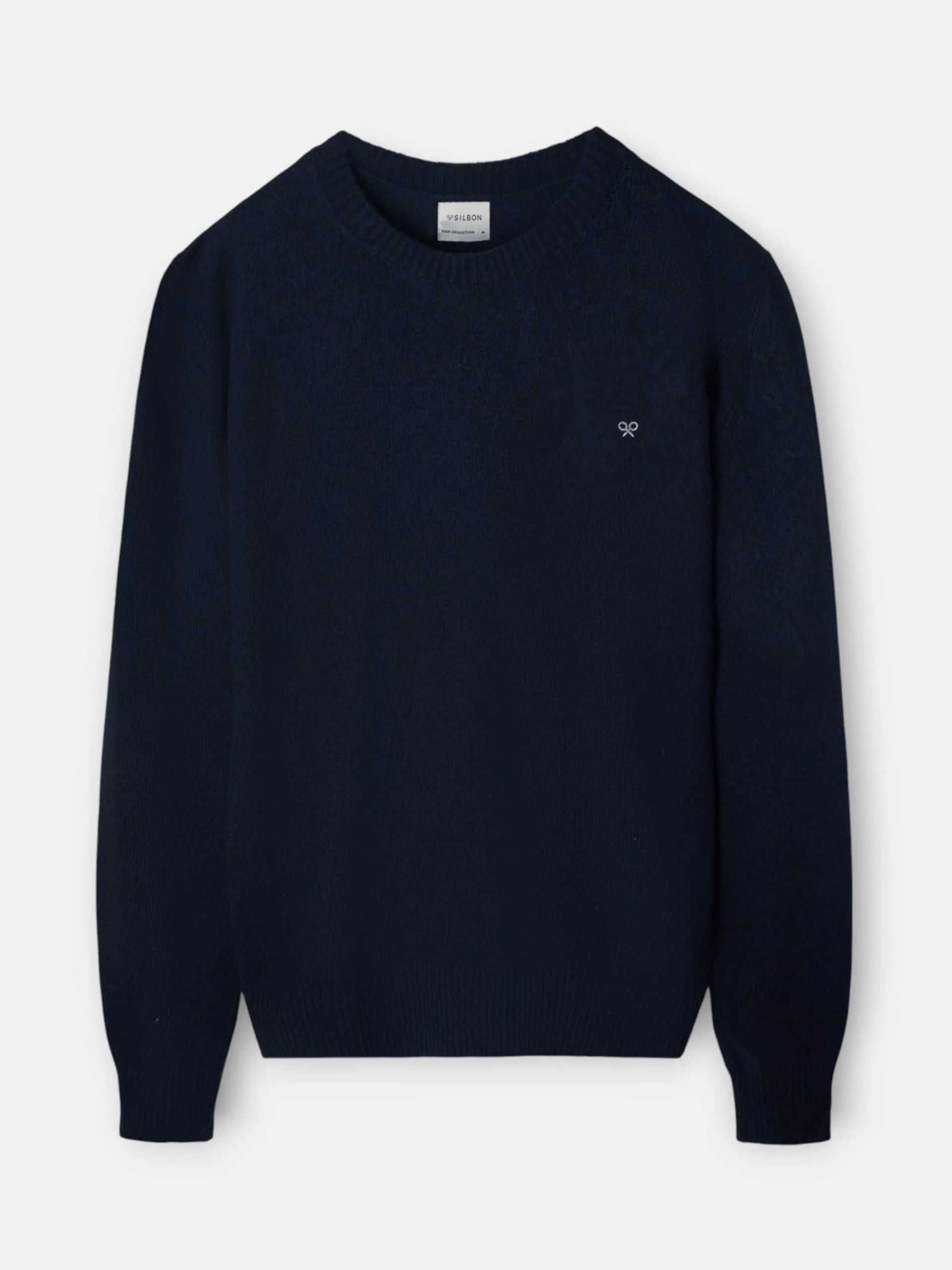 Silbon Smart Casual·Jerséis Y Cárdigan-Jersey clasico warm azul marino Azul marino