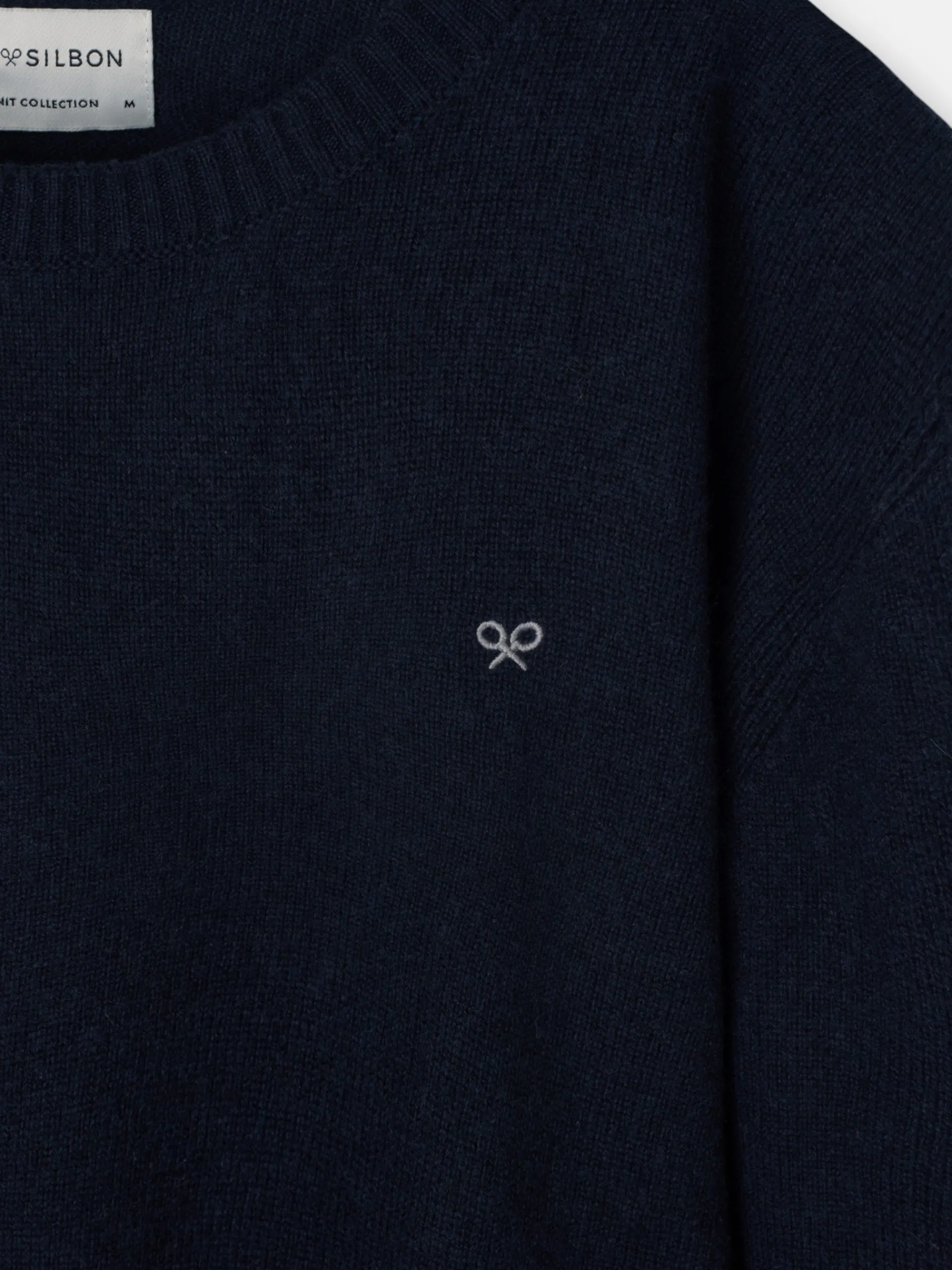 Silbon Smart Casual·Jerséis Y Cárdigan-Jersey clasico warm azul marino Azul marino