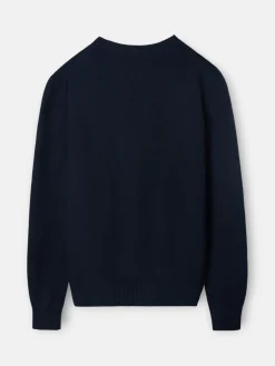 Silbon Smart Casual·Jerséis Y Cárdigan-Jersey clasico warm azul marino Azul marino