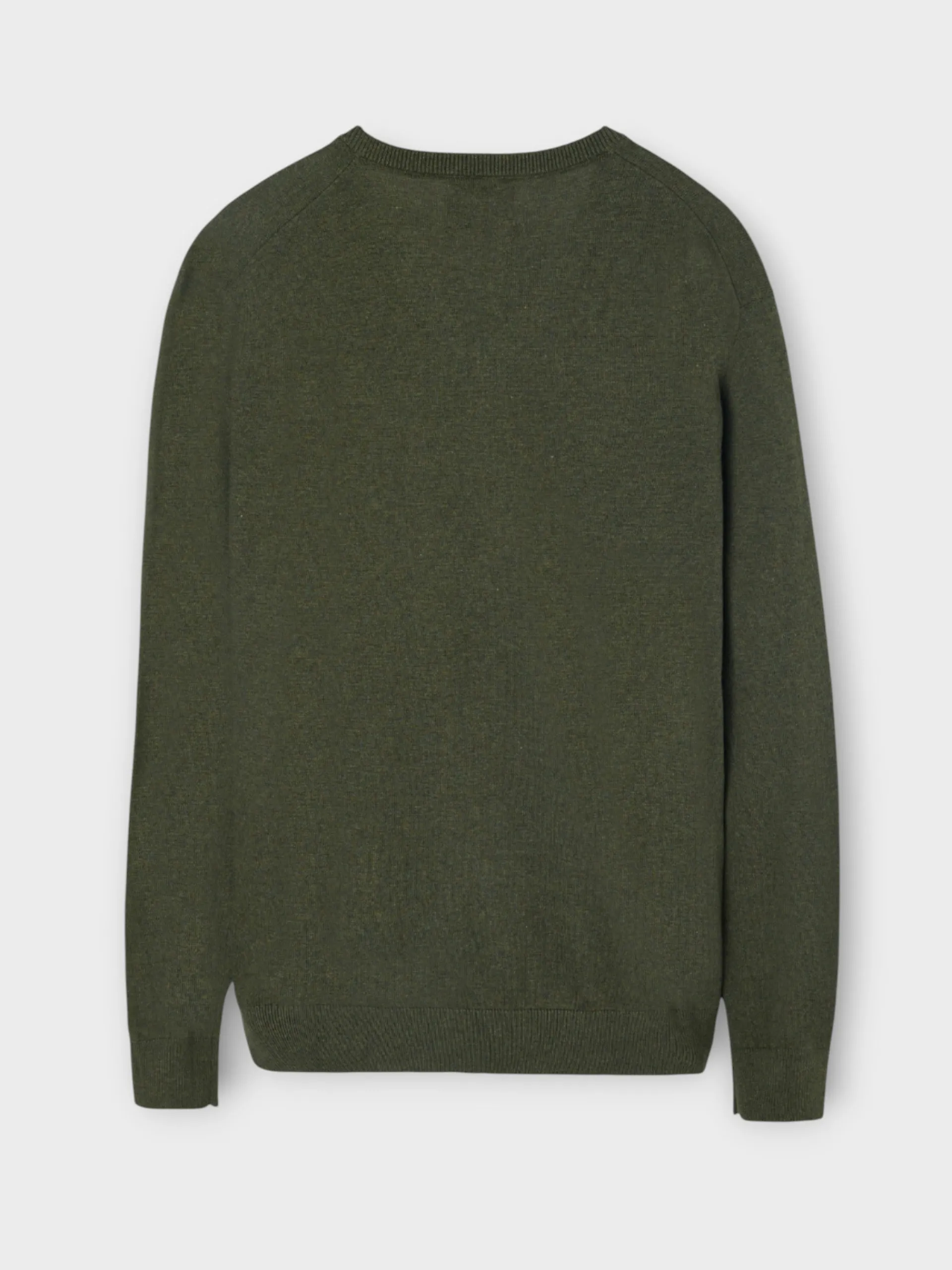 Silbon Smart Casual·Jerséis Y Cárdigan-Jersey classic cuello pico Verde